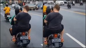 Viral Aksi Bule Mesum dalam Atas Ojol, dapat Berujung Kantor Polisi?