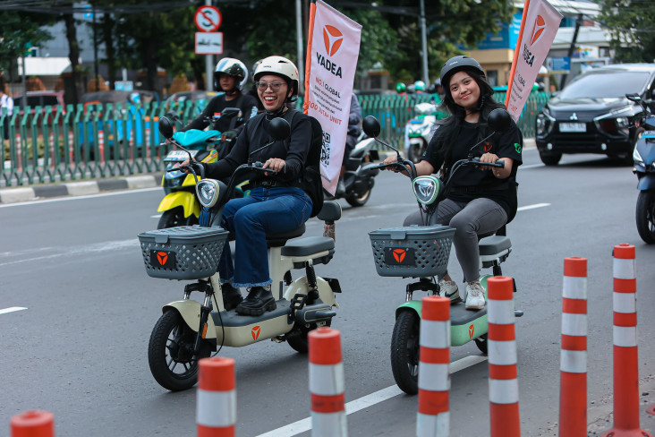 Hadir di tempat area Ibukota Lebaran Fair 2025, Inisiatif Yadea Green E-mobility Fund Diluncurkan