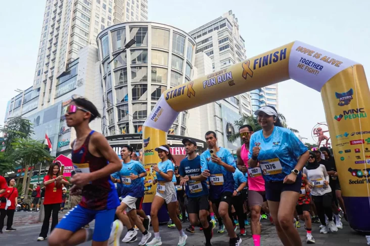 Beri Semangat Para Pejuang Kanker, MNC Peduli Dukung Fun Run