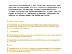 Contoh Teks Eksposisi Lengkap dan Strukturnya untuk Pembelajaran Siswa