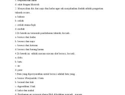 Soal Ujian Seni Tari Kelas 1 Semester 2 2026