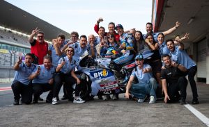 Podium Ganda MotoGP Portugal, Federal Oil Ucapkan Selamat kepada Alex Marquez dan Fermin Aldeguer