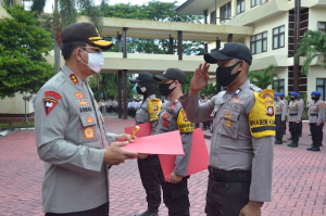 Bhabinkamtibmas Edukasi Siswa SMPN 2 Beduai tentang Penerimaan Siswa Baru SMA Kemala Taruna Bhayangkara