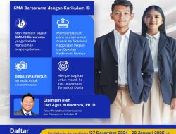 Dibuka! Rekrutmen Guru Akademi Kader Bangsa di SMA Kemala Taruna Bhayangkara: Gaji Kompetitif – Sertifikasi IB