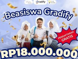 Pendaftaran Beasiswa Gradify 2025 untuk Siswa SD, SMP, SMA, dan Mahasiswa