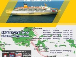 Jadwal Kapal Pelni KM Lambelu Nunukan-Makassar Januari-Februari 2026