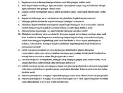 Soal Ujian Sosiologi Kelas 11 Semester 2 2026