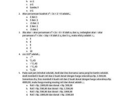 50 Soal Essay Matematika Kelas 10 Terbaru 2026