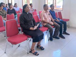 Kapolsek Nusaniwe Bimbing 150 Pemuda GPM Rehoboth, Tekankan Anti Hoaks dan Tawuran serta Balap Liar