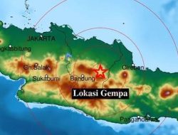 Gempa M3,0 Guncang Bandung, Sumedang, dan Subang, Pusat di Darat