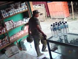 Kemampuan Maling 8 Gas dan 4 Rokok di Tanahlaut Kalsel, Gembok Hancur