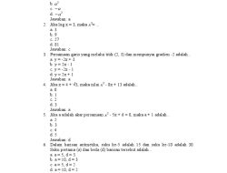 45 Soal Matematika Kelas 11 Kurikulum Merdeka dengan Kunci Jawaban 2026
