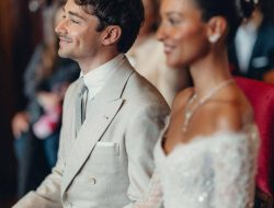 7 fakta menarik pernikahan Charles Leclerc dan Alexandra Saint Mleux