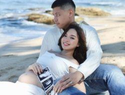 7 foto maternity Nabilah Dozan di pantai, indah dan memukau