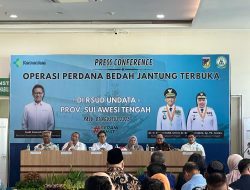 RSUD Undata Palu Lakukan Operasi Jantung Terbuka Pertama, Dua Pasien Selamat